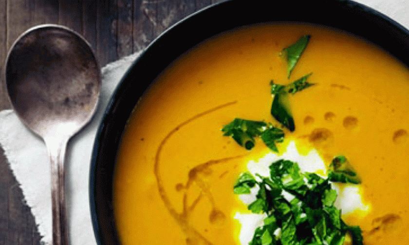 Recipe: Quick Spiced Carrot and Yoghurt Soup