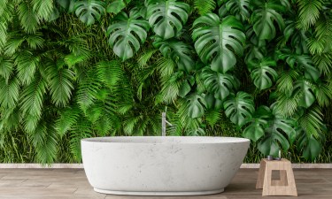 Outdoor bathtub: Sustainable spa