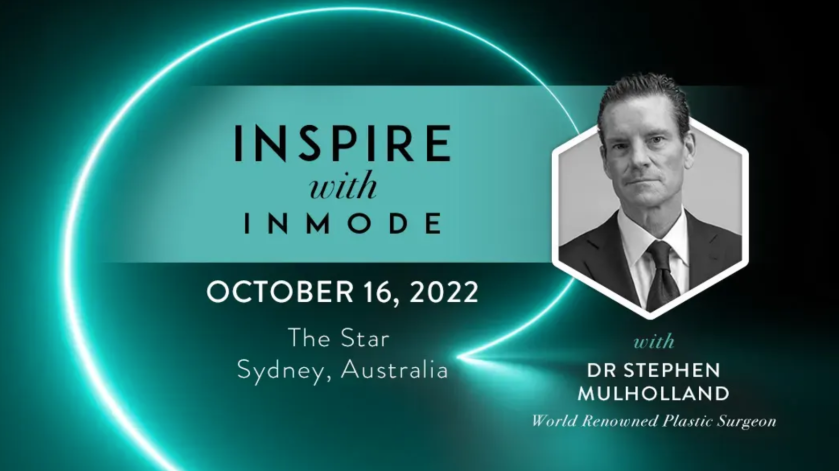 InMode Is Bringing Dr Stephen Mulholland To Sydney And You Can Train With Him!
