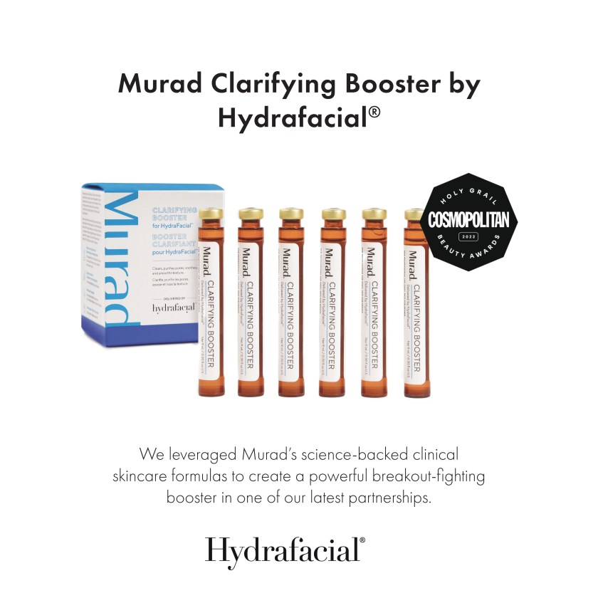 Hydrafacial x Murad Clarifying Booster